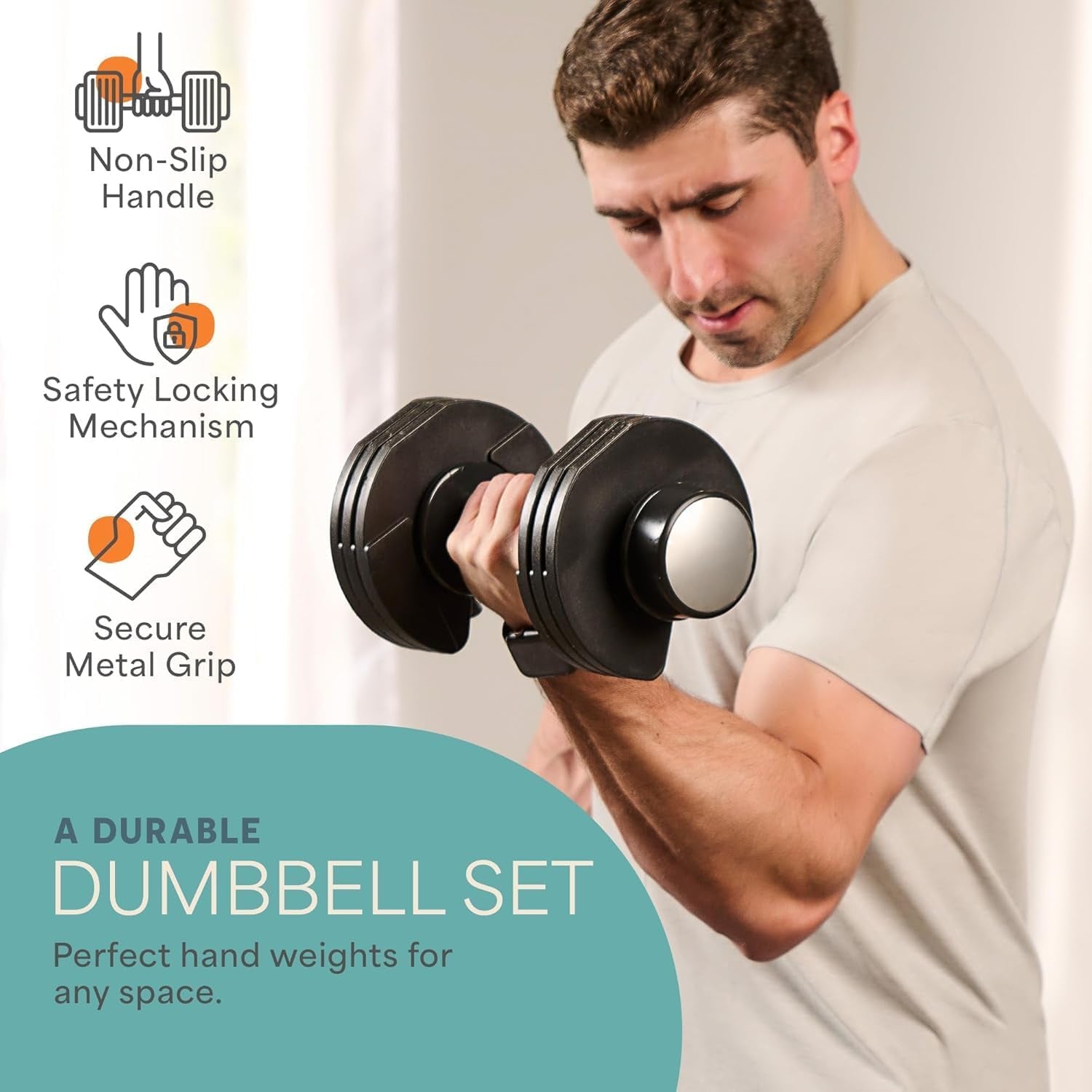 Transform Your Home Workouts with the Lifepro Adjustable Dumbbells Set - Versatile 5-in-1 Weights for Full Body Training