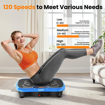 Transform Your Body with the AXV Vibration Plate Fitness Machine - Ultimate Full Body Shaker for Weight Loss and Muscle Toning