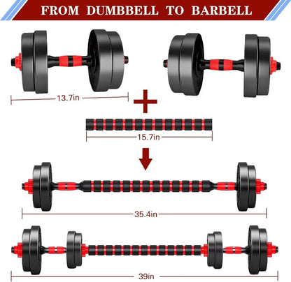 Versatile Adjustable Dumbbell Set - Transformable Weights for Home Gym, Perfect for Men and Women