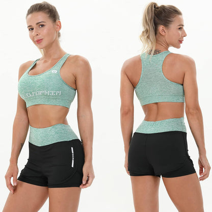 Elevate Your Workout Style with the 5-Piece Women's Athletic Outfit Set in Vibrant Green