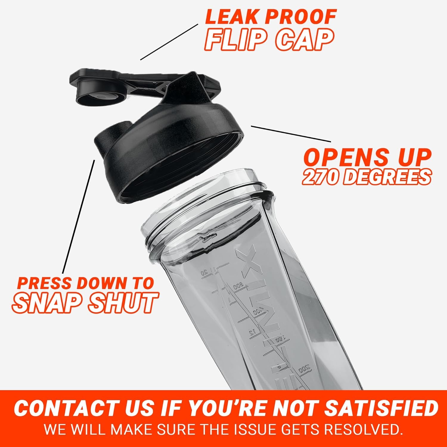 Elevate Your Fitness Game with the Helimix 28 Oz Vortex Blender Shaker Bottle - Effortlessly Mix Protein Shakes and Smoothies Without Whisks!
