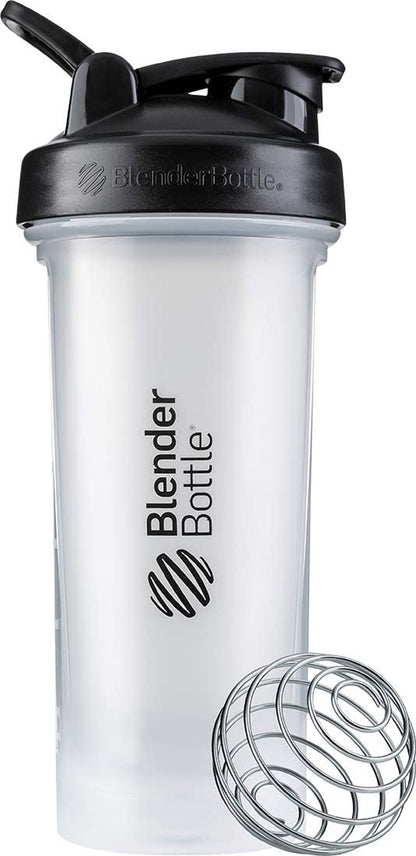 Elevate Your Fitness with the Classic V2 Shaker Bottle - 28-Ounce Clear/Black for Perfect Protein Shakes and Pre-Workout Mixes