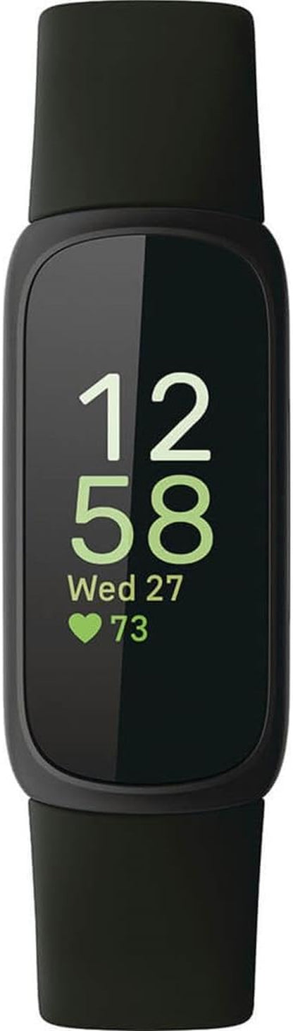 Elevate Your Wellness with the Inspire 3 Health & Fitness Tracker - Stress Management, Sleep Tracking & 24/7 Heart Rate Monitoring in Midnight Zen/Black