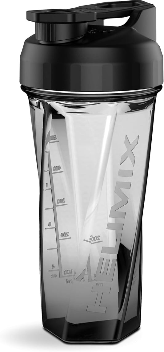 Elevate Your Fitness Game with the Helimix 28 Oz Vortex Blender Shaker Bottle - Effortlessly Mix Protein Shakes and Smoothies Without Whisks!